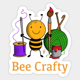 Bee Crafty! Sticker